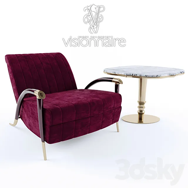 visionnaire Gaila & Chantilly 3D Model