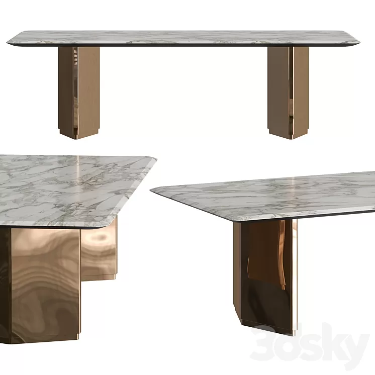 Visionnaire Galitsin Table 3D Model Visionnaire Galitsin Table 3D Model