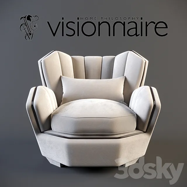 Visionnaire Hemingway armchair 3DModel