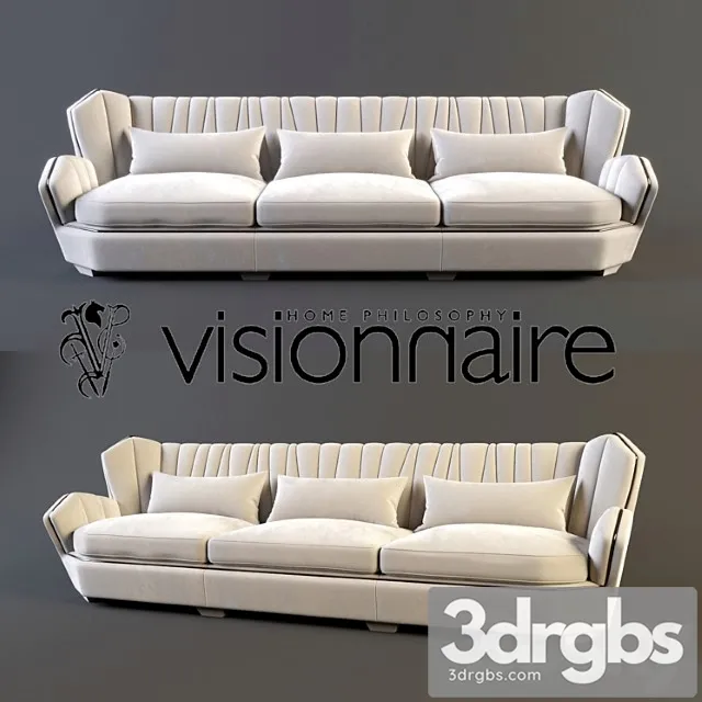 Visionnaire Hemingway Sofa 1 3D Model Download Visionnaire Hemingway Sofa 1 3D Model Download