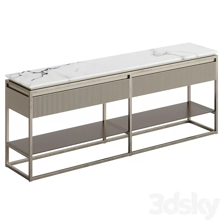 Visionnaire Home Banner B95 Console 3D Model Visionnaire Home Banner B95 Console 3D Model