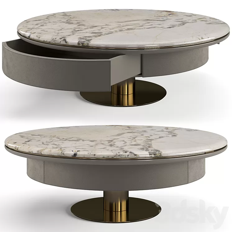 Visionnaire Korvac coffee table 3D Model Free Download