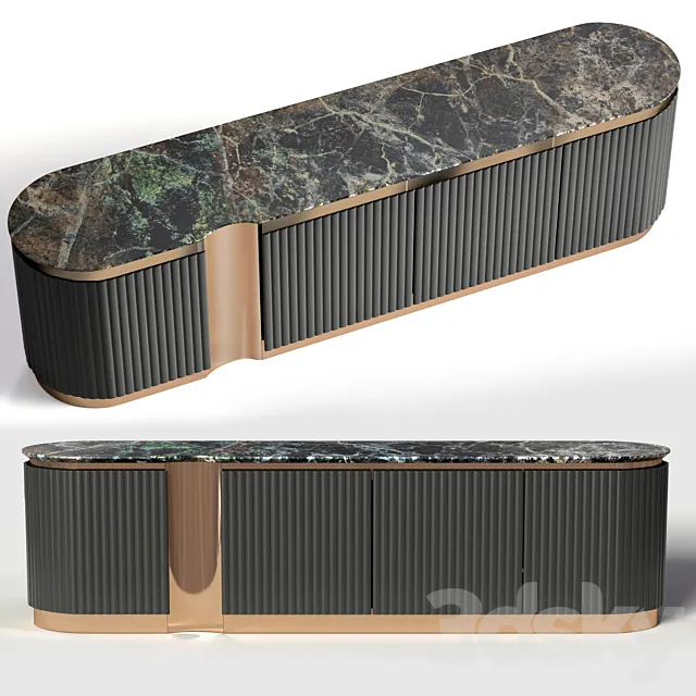 Visionnaire Leonardo Low Unit 3DModel Visionnaire Leonardo Low Unit 3DModel