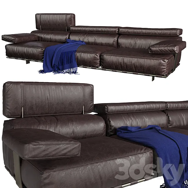 Visionnaire Montparnasse Sofa 3D Model