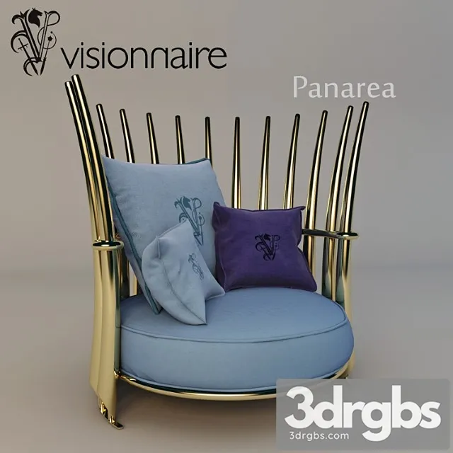 Visionnaire Panarea Armchair 3D Model Download Visionnaire Panarea Armchair 3D Model Download