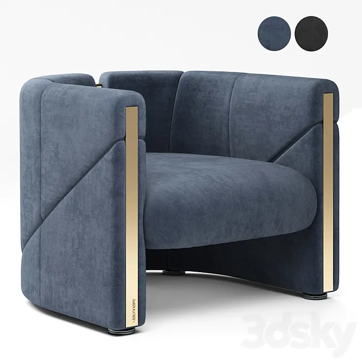 Visionnaire Petra Armchair 3D Model Free Download