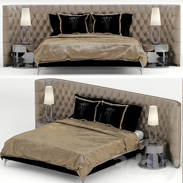 Visionnaire Pitti Bed 3D Model