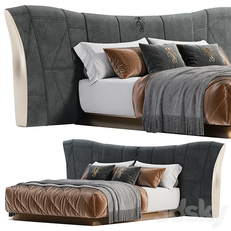 VISIONNAIRE PLAZA BED 3D Model Free Download