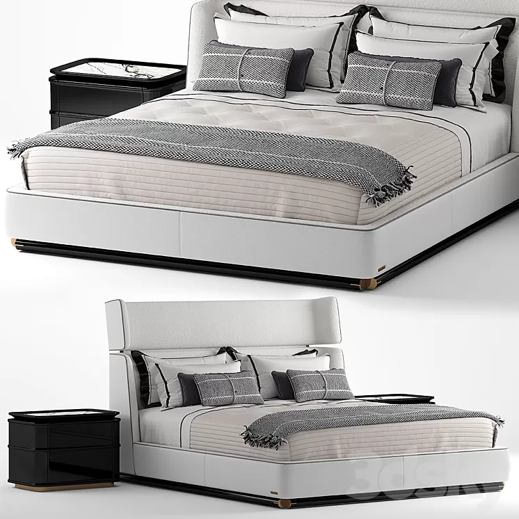 Visionnaire Reverie Bed 3D Model Free Download