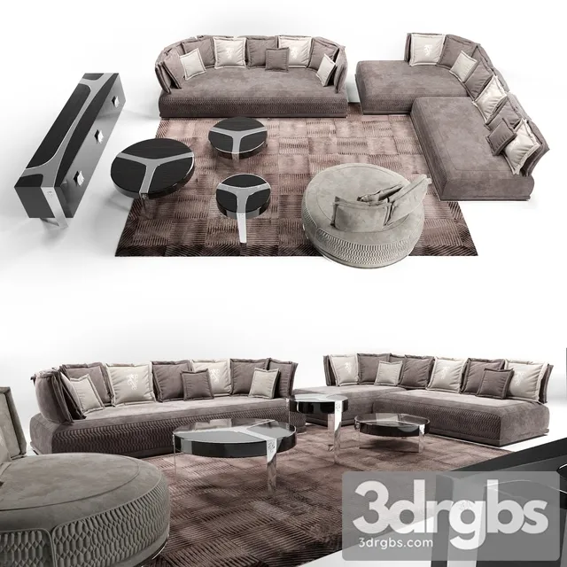 Visionnaire Shino Sofa 01 3D Model Download Visionnaire Shino Sofa 01 3D Model Download