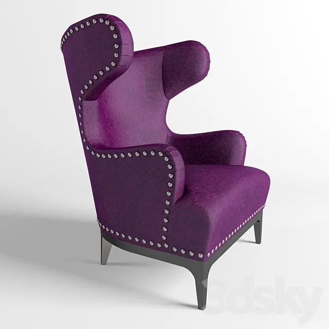 Visionnaire Single Katie armchair 3D Model