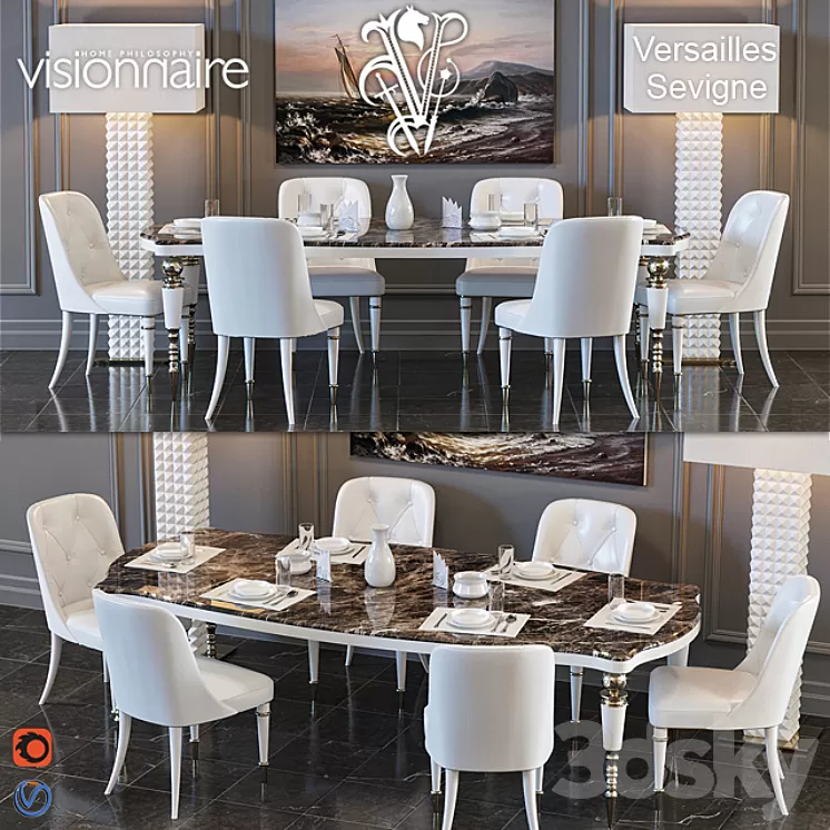 VISIONNAIRE Versailles + Sevigne 3D Model