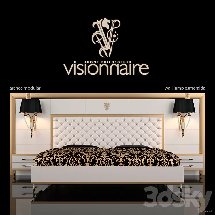 visionnare archos modular bed 3D Model