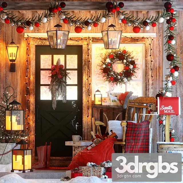 Visiting santa claus 3D Model Download