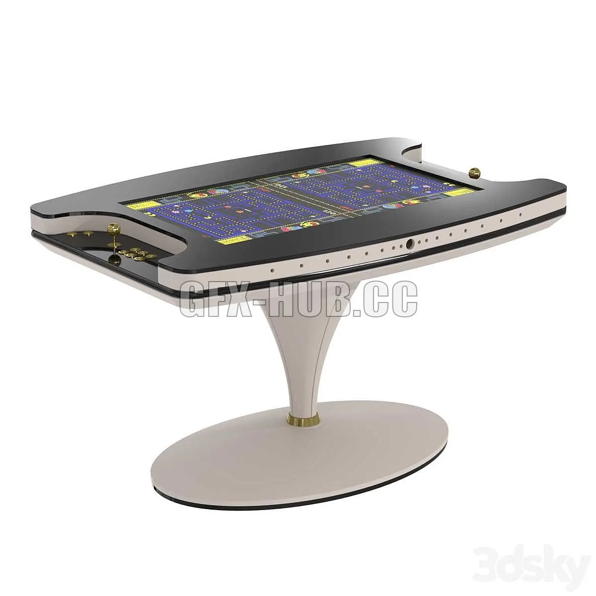 Vismara Design VERTIGO Arcade Cocktail Table 3D Model