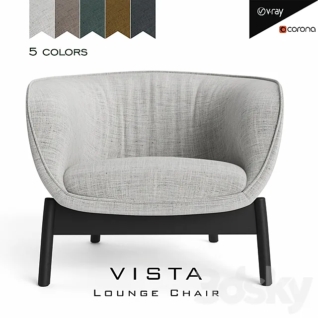 Vista Lounge Chair 3DModel Vista Lounge Chair 3DModel