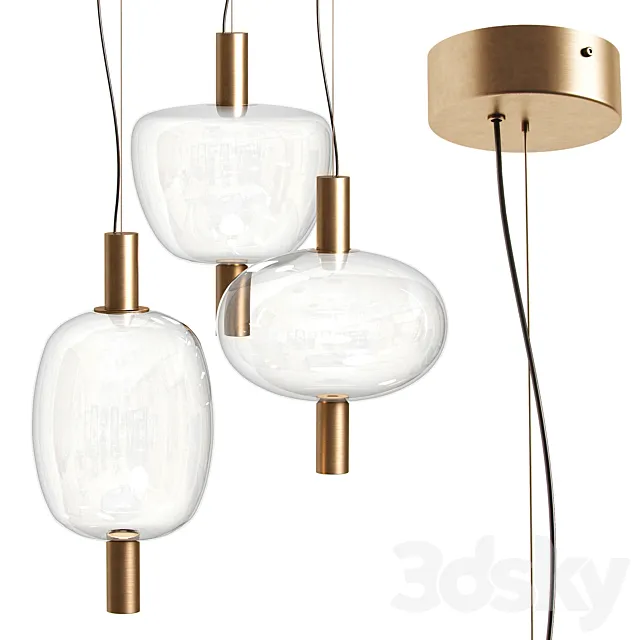 VISTOSI RIFLESSO PENDANTS 3 in 1 3DModel VISTOSI RIFLESSO PENDANTS 3 in 1 3DModel