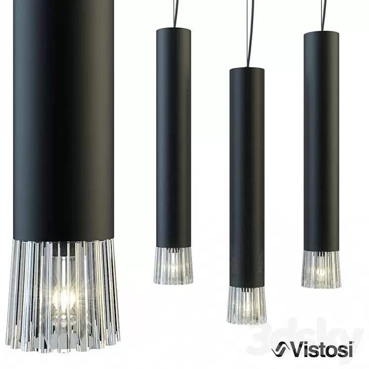 Vistosi Smoking chandelier 3D Model