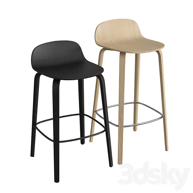 Visu Bar Stool 3D Model Visu Bar Stool 3D Model
