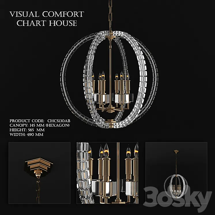 Visual Comfort Chart House 3D Model Free Download