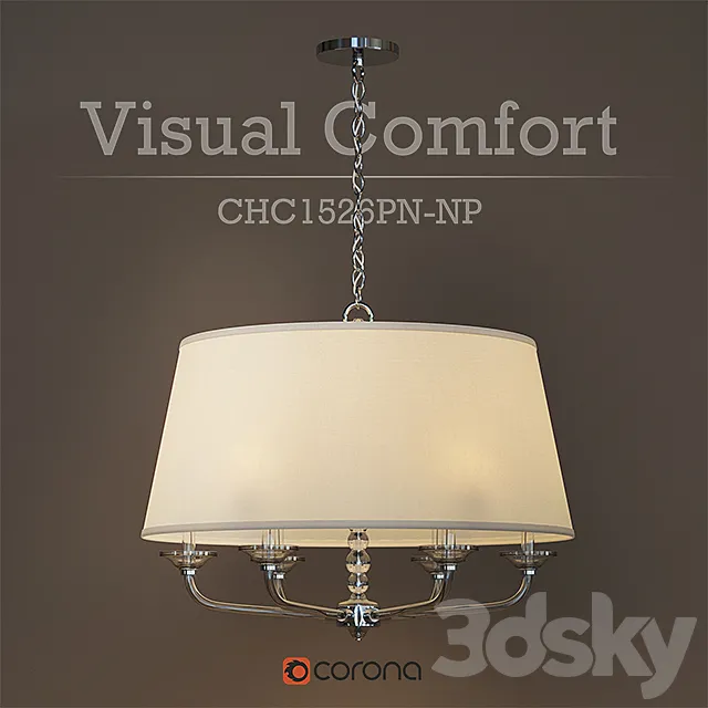 Visual Comfort CHC1526PN-NP 3DModel Visual Comfort CHC1526PN-NP 3DModel