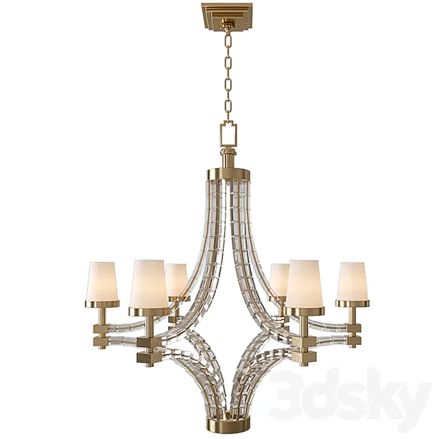 Visual Comfort CHC1530PN-NP 3DModel Visual Comfort CHC1530PN-NP 3DModel