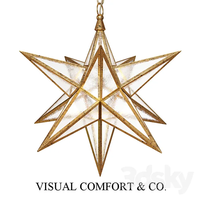 Visual Comfort CHC5211GI-AM 3D Model Visual Comfort CHC5211GI-AM 3D Model