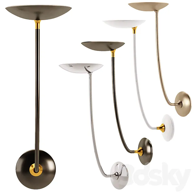 Visual Comfort & Co Wall Lamp Keira Collection Keira Large Sconce. 3D Model Visual Comfort & Co Wall Lamp Keira Collection Keira Large Sconce. 3D Model