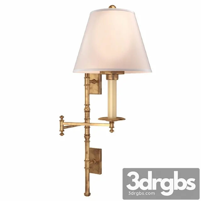 Visual Comfort Dorchester Double Backplate Swing Arm 3D Model Download