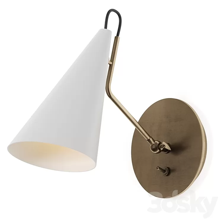 Visual Comfort Europe Clemente Wall Lamp 3D Model Free Download