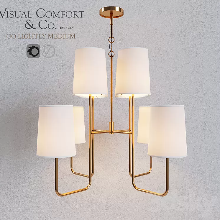 VISUAL COMFORT – GO LIGHTLY MEDIUM 3D Model VISUAL COMFORT – GO LIGHTLY MEDIUM 3D Model