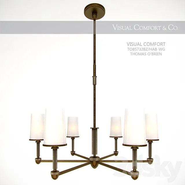 Visual Comfort TOB5732BZ _ HAB-WG 3D Model