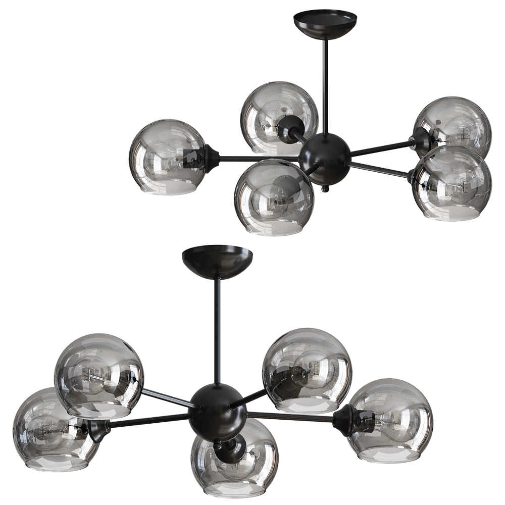 Vitaluce – Chandelier V4321-1/5PL 3D Model Vitaluce – Chandelier V4321-1/5PL 3D Model