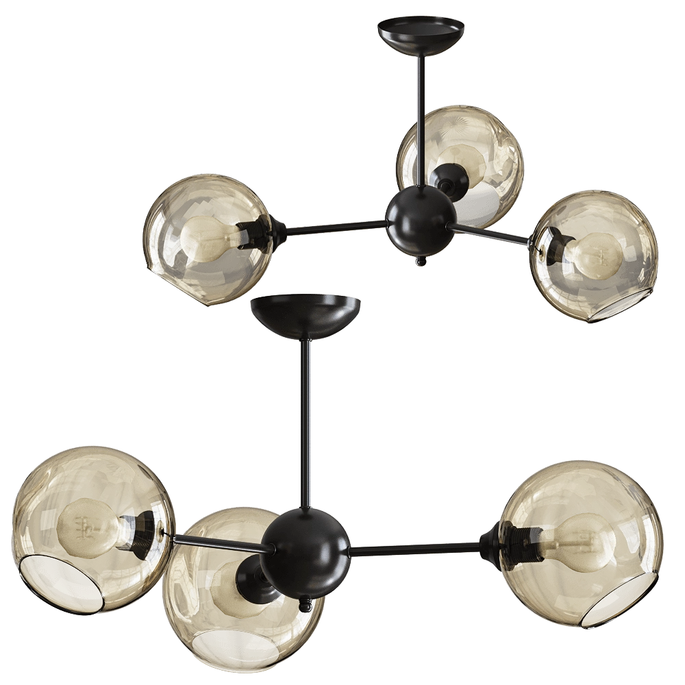 Vitaluce – Chandelier V4321-3PL 3D Model Vitaluce – Chandelier V4321-3PL 3D Model