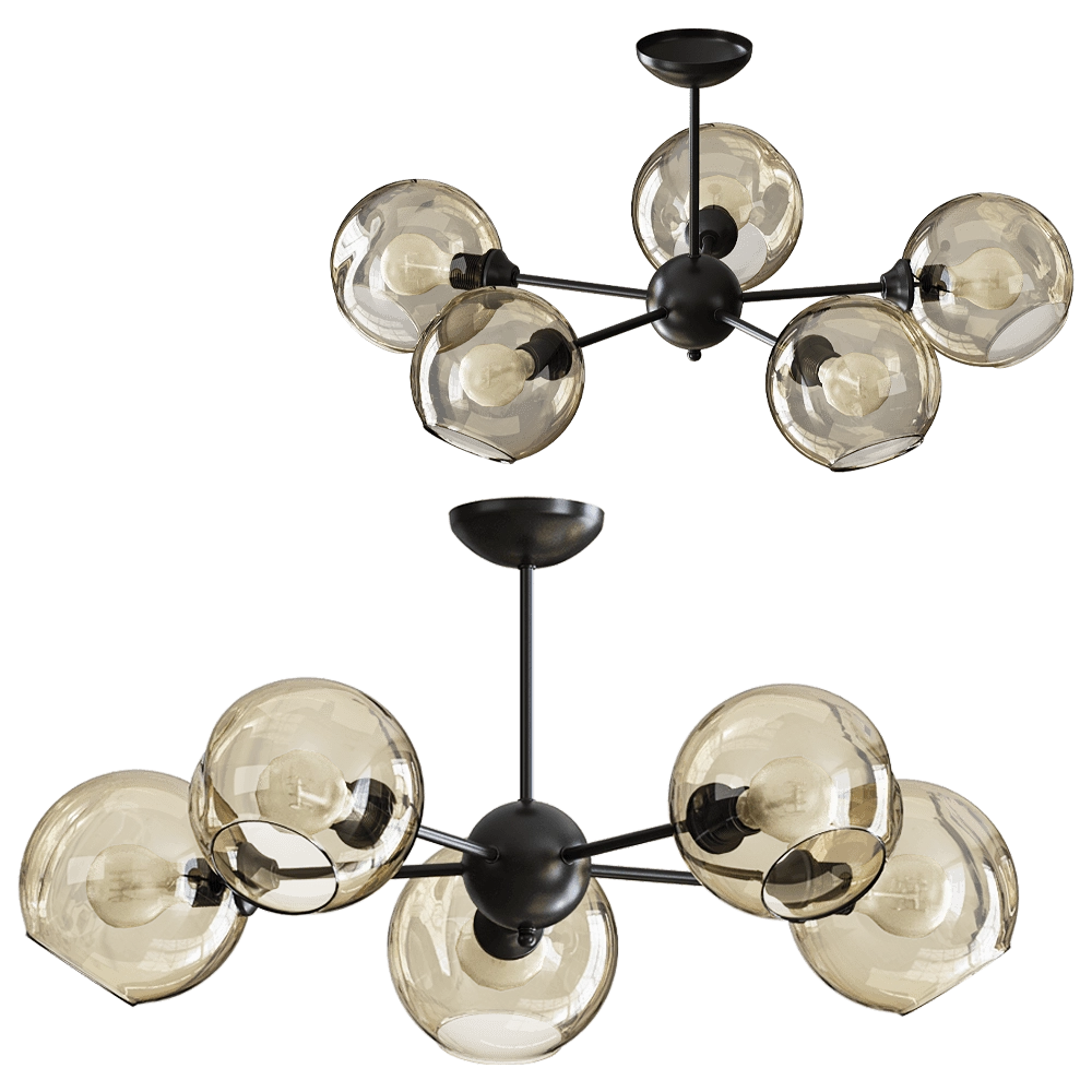 Vitaluce – Chandelier V4321/5PL 3D Model Vitaluce – Chandelier V4321/5PL 3D Model