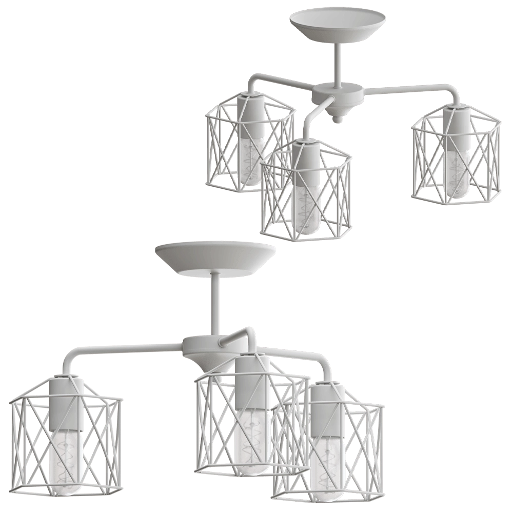 Vitaluce – Chandelier V4382-0-3PL 3D Model Vitaluce – Chandelier V4382-0-3PL 3D Model