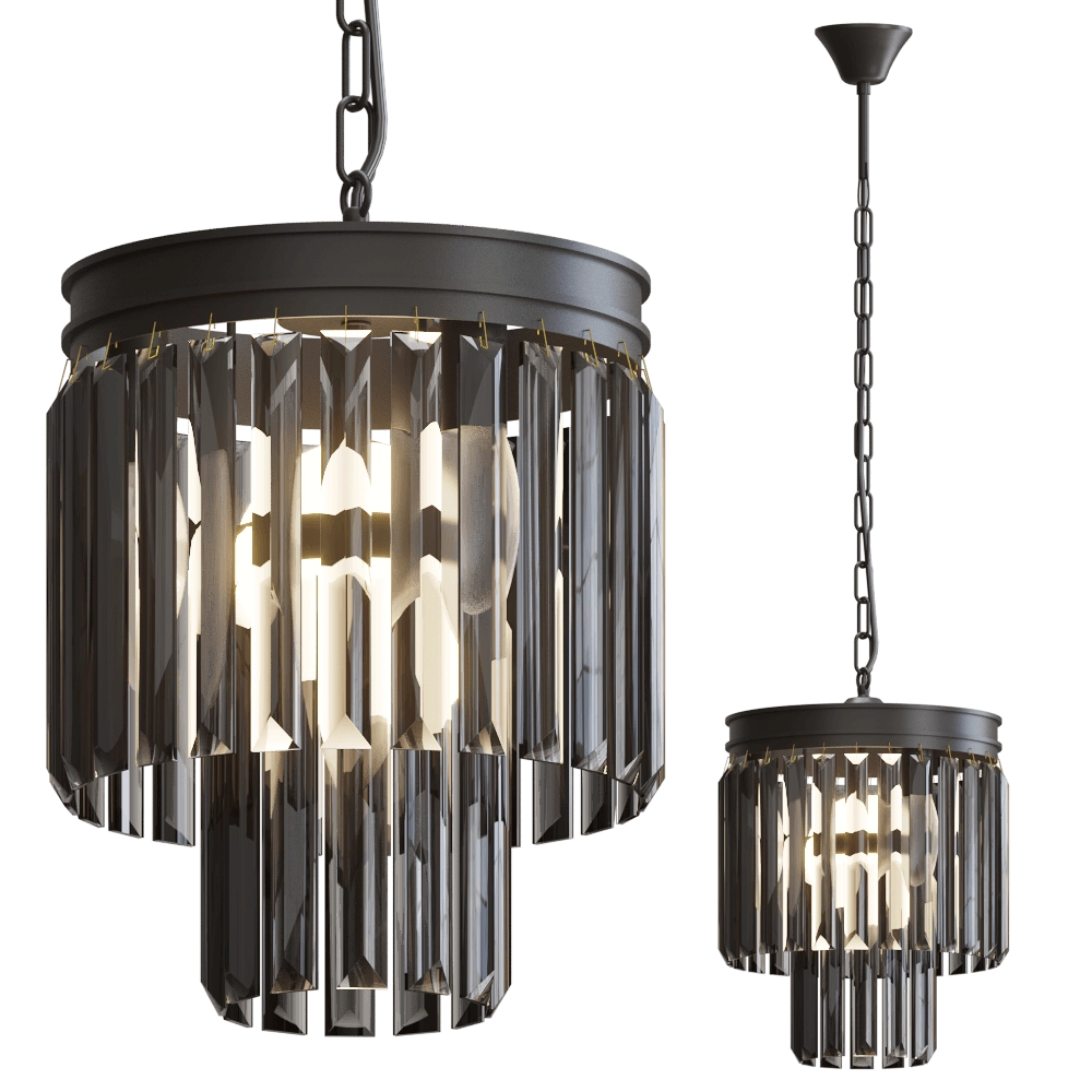 Vitaluce – Chandelier V5155-1-3+1 3D Model Vitaluce – Chandelier V5155-1-3+1 3D Model