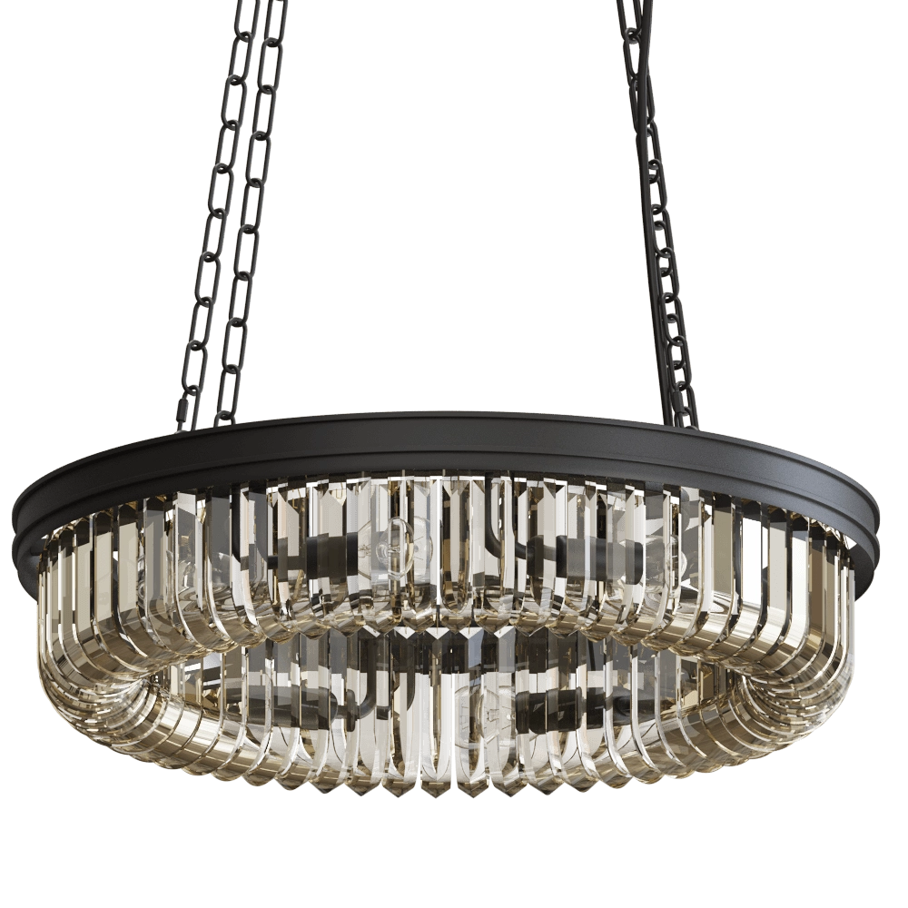 Vitaluce – Chandelier V5298-1-8 3D Model Vitaluce – Chandelier V5298-1-8 3D Model