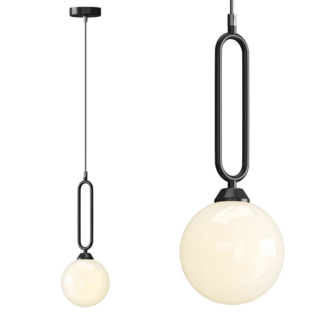 Vitaluce – Pendant lamp V2930-1-1S 3D Model Vitaluce – Pendant lamp V2930-1-1S 3D Model