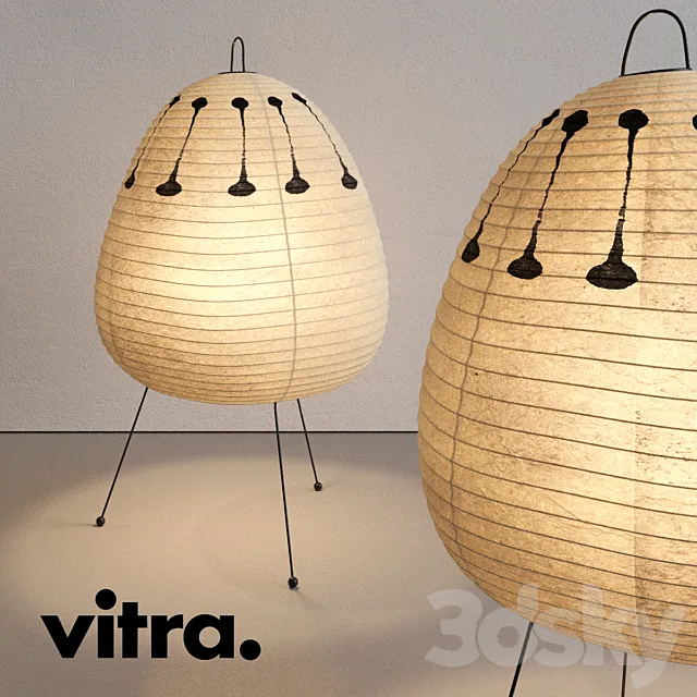 Vitra Akari 1AD 3DModel Vitra Akari 1AD 3DModel