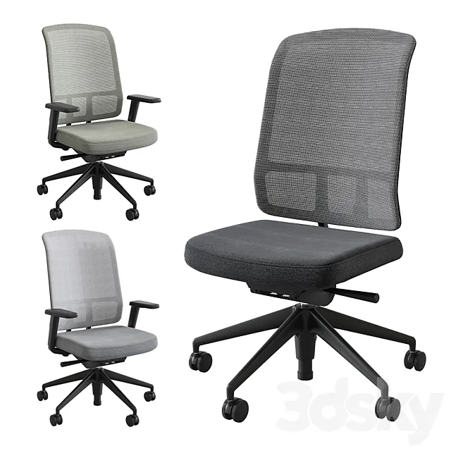 VITRA AM Chair Collection 3D Model