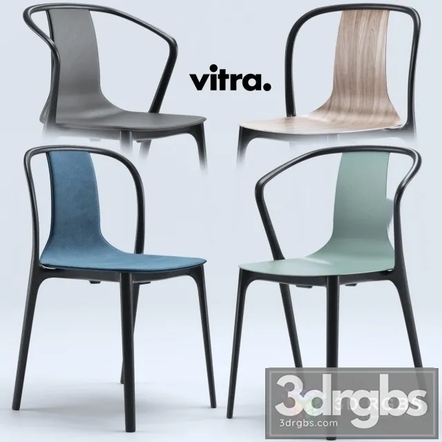 Vitra Belleville Chair 3D Model Download Vitra Belleville Chair 3D Model Download