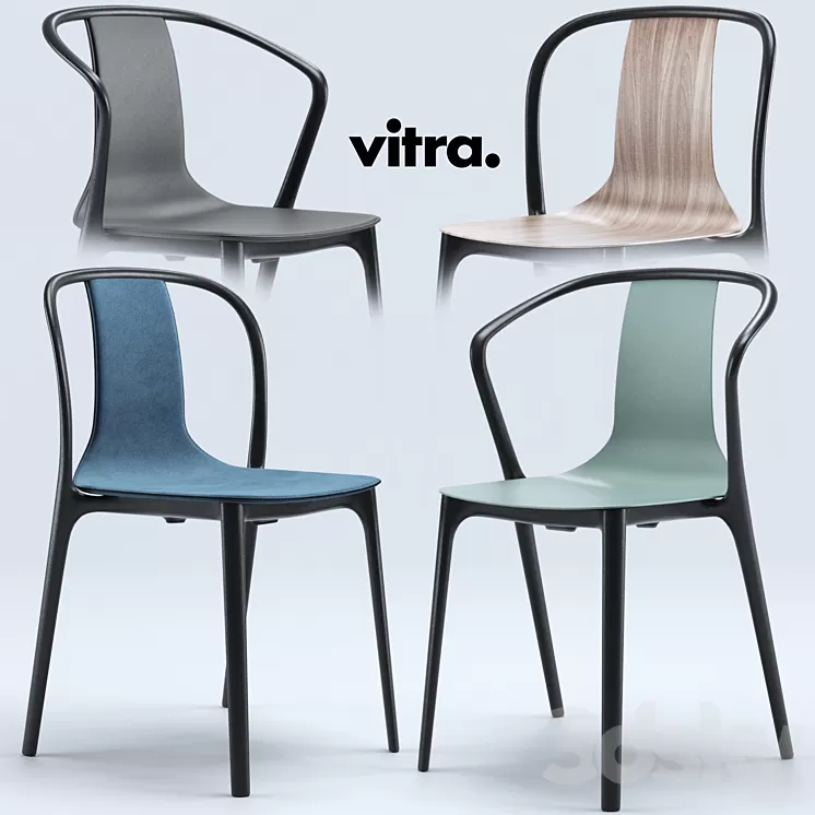 Vitra Belleville Chairs 3D Model