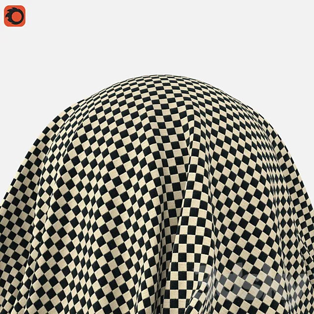 Vitra – Checkered Fabric 3D Model