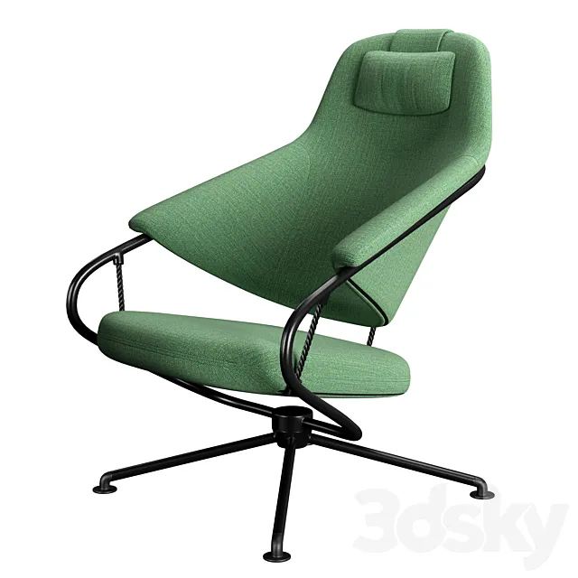 Vitra Citizen Highback 3D Model