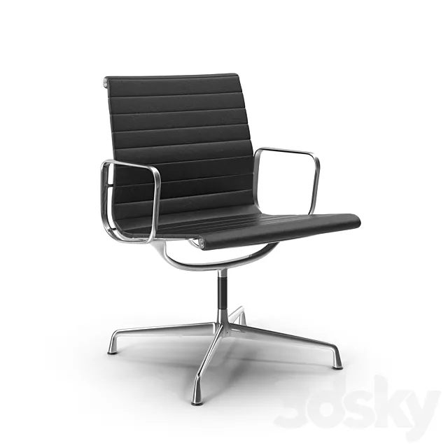 Vitra Eames Aluminium Office Chair 3D Model