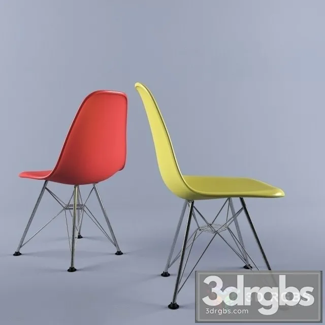Vitra Eames Dsr Weiss Chair 3D Model Download Vitra Eames Dsr Weiss Chair 3D Model Download