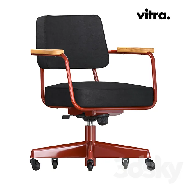 Vitra Fauteuil Direction Pivotant 3D Model Vitra Fauteuil Direction Pivotant 3D Model