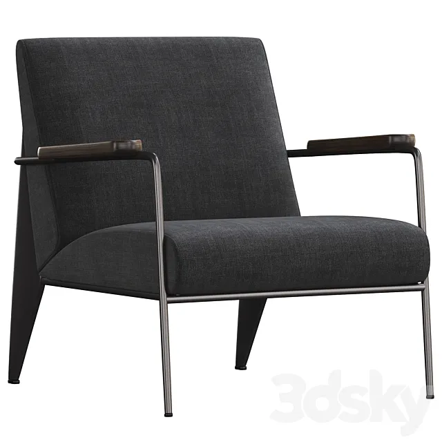 Vitra Fauteuil Salon Armchair 3DModel