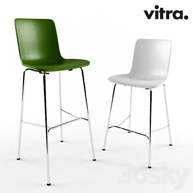 Vitra Hal Stool High \ Medium 3DModel Vitra Hal Stool High \ Medium 3DModel